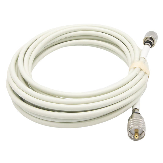 Shakespeare 20' Cable Kit f/Phase III VHF/AIS Antennas - 2 Screw On PL259S & RG-8X Cable w/FME Mini Ends Included