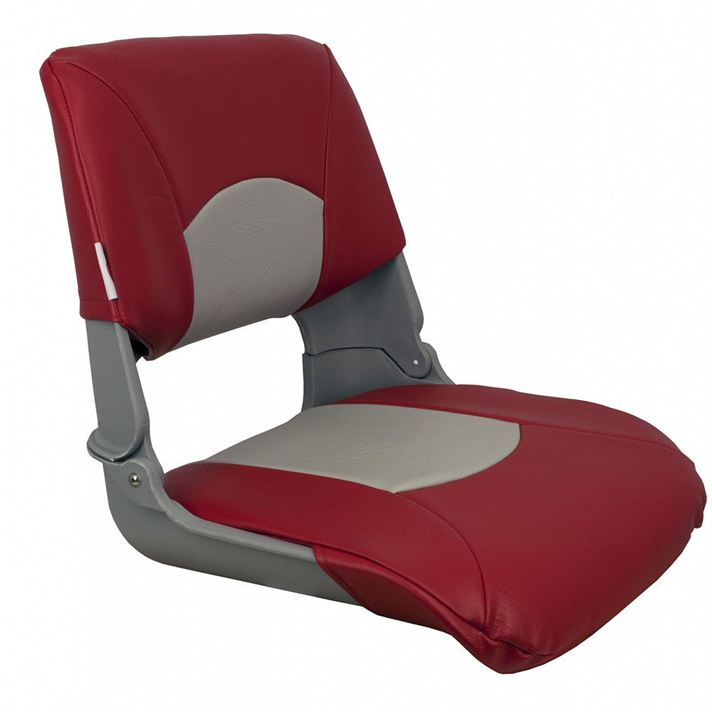 Springfield Skipper Standard Seat Fold Down - Grey/Red - Lear Outdoors