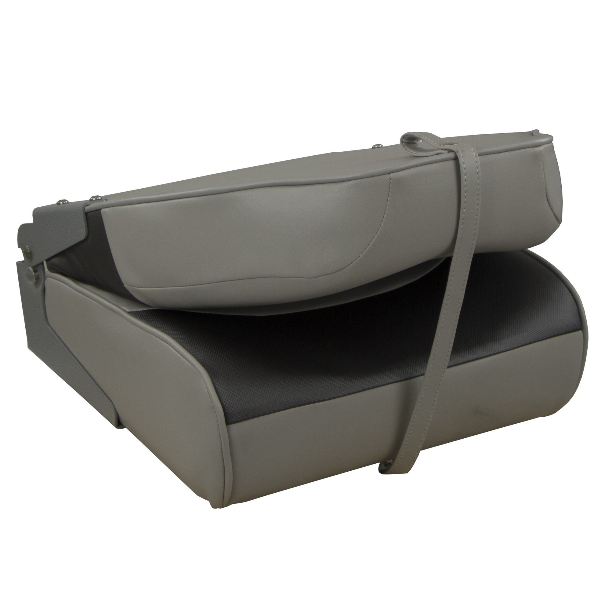 Springfield Premium Wave Folding Seat - Grey w/Meteor Stripe - Lear Outdoors