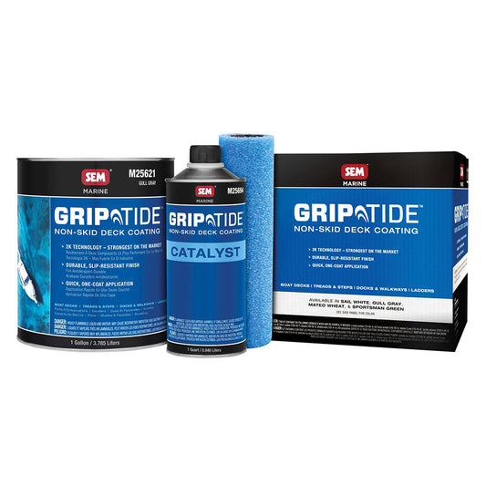 SEM GripTide™ Non-Skid Deck Coating Kit - Gull Gray