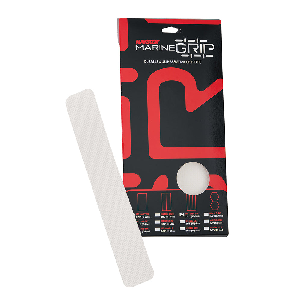 Harken Marine Grip Tape - 2 x 12" - Translucent White - 10 Pieces