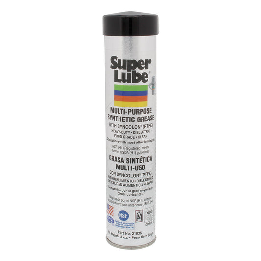 Super Lube Multi-Purpose Synthetic Grease w/Syncolon® (PTFE) - 3oz Cartridge