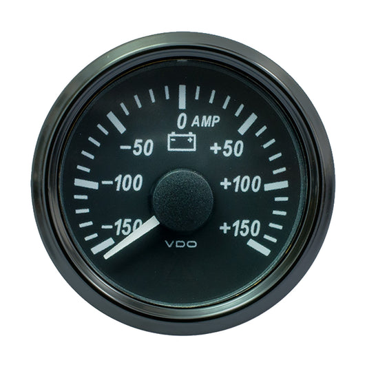 VDO SingleViu 52mm (2-1/16") Ammeter - 150 AMP