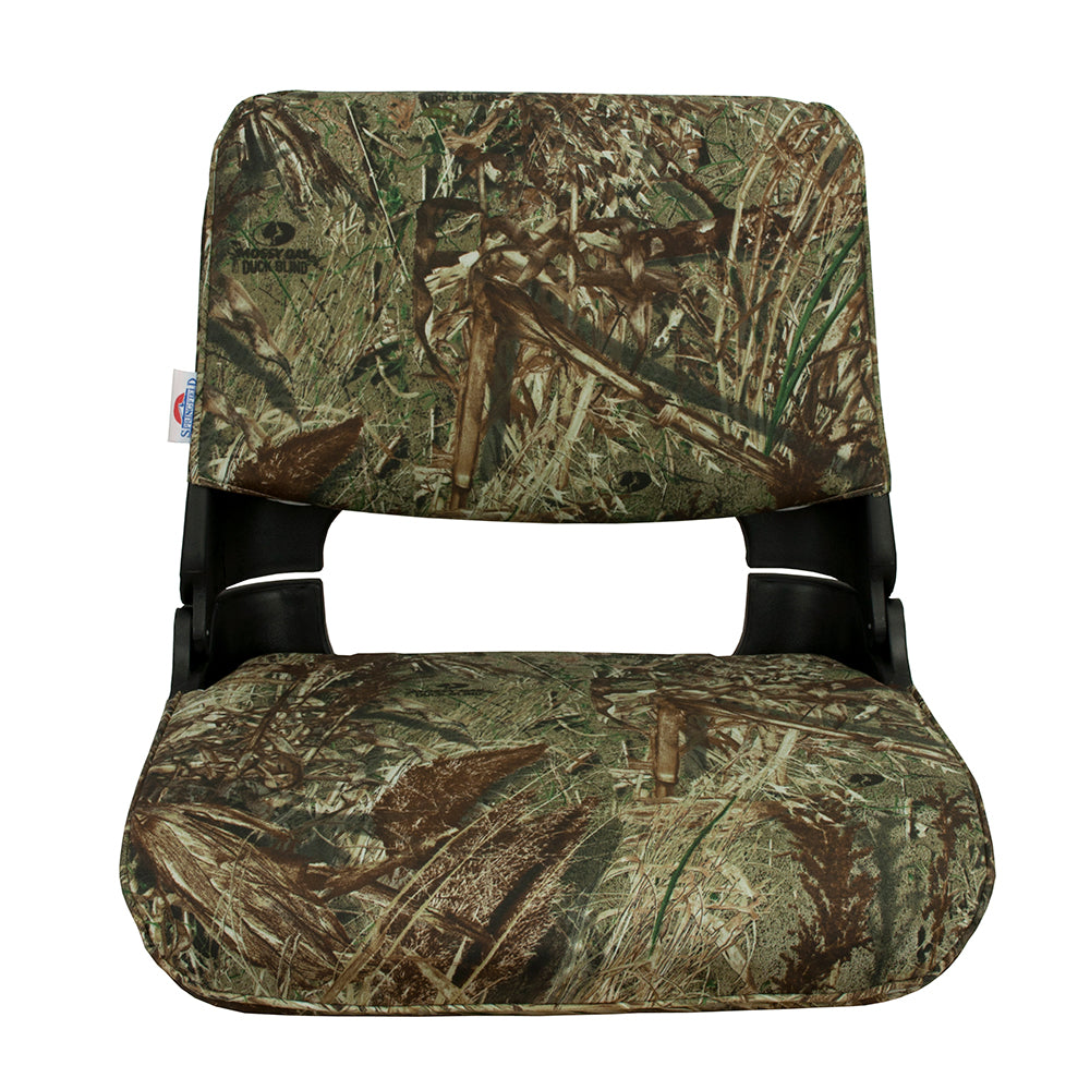 Springfield Skipper Premiun Folding Seat - Mossy Oak Duck Blind w/Black Shell - Lear Outdoors