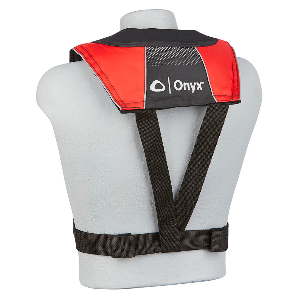 Onyx A/M-24 Series All Clear Automatic/Manual Inflatable Life Jacket - Black/Red - Adult - Lear Outdoors