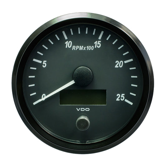 VDO SingleViu 100mm (4") Tachometer - 2500 RPM