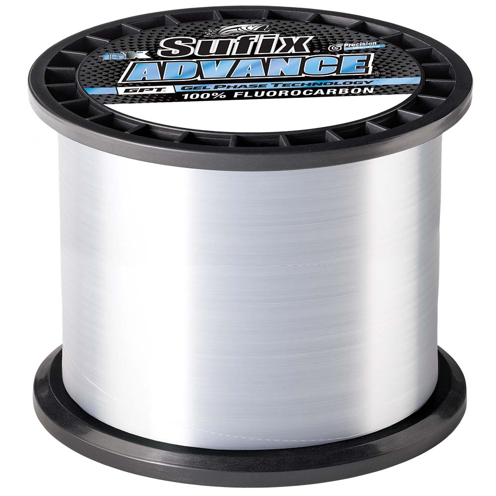 Sufix Advance® Fluorocarbon - 12lb - Clear - 1200 yds