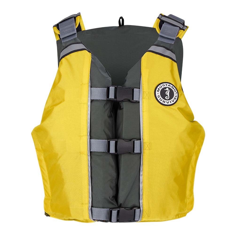 Mustang APF Foam Vest - Yellow/Grey - Universal - Lear Outdoors