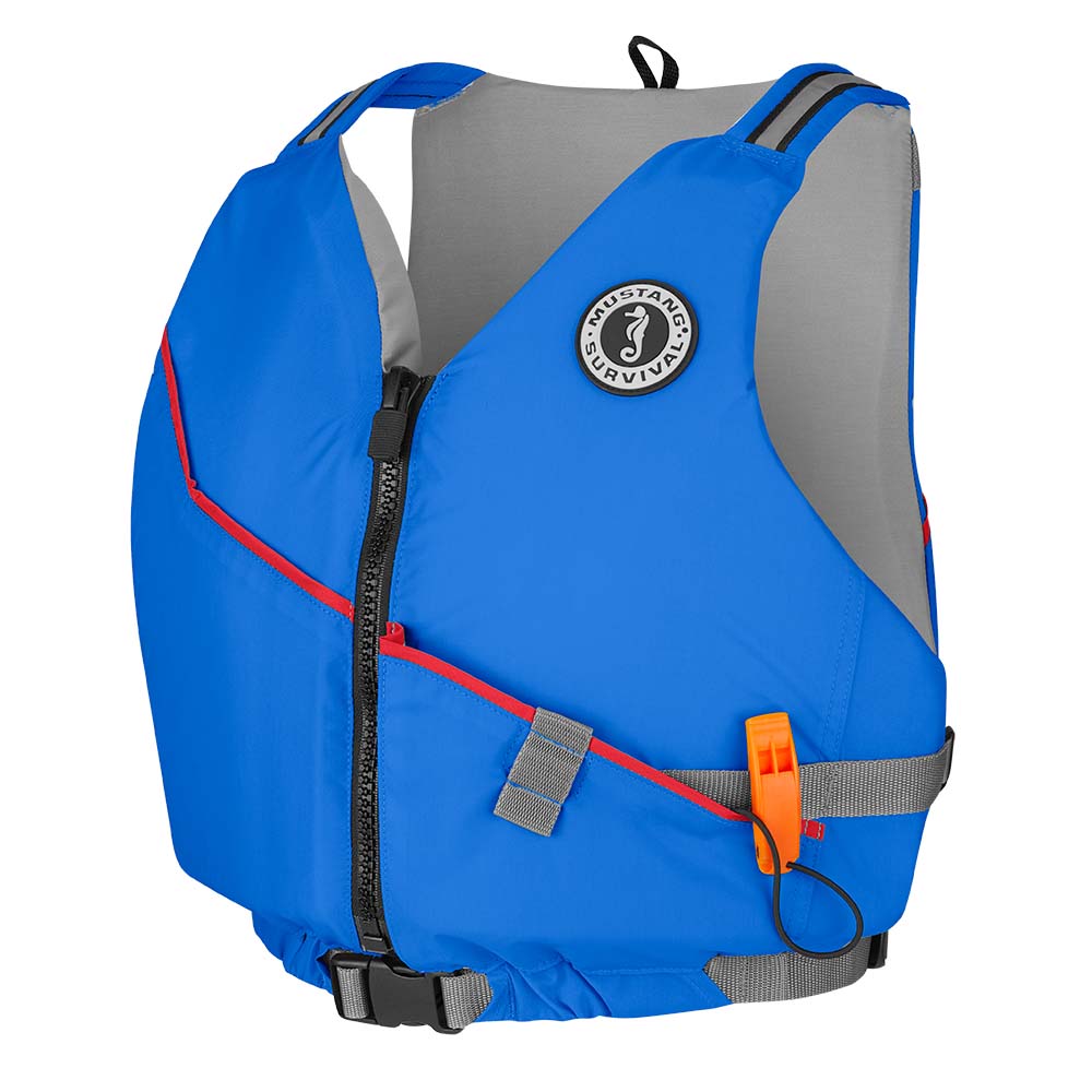 Mustang Journey Foam Vest - Blue - Medium/Large - Lear Outdoors