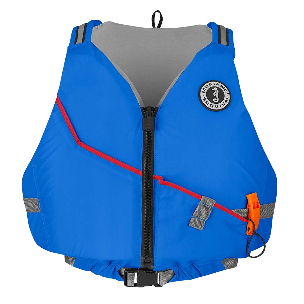 Mustang Journey Foam Vest - Blue - Medium/Large - Lear Outdoors