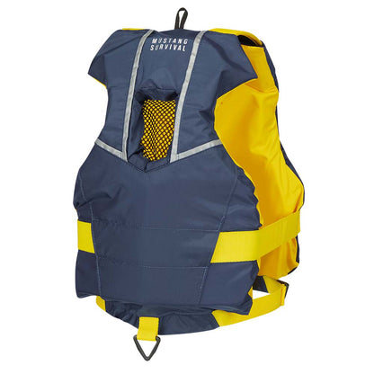 Mustang Youth Bobby Foam Vest - Yellow/Navy - Lear Outdoors