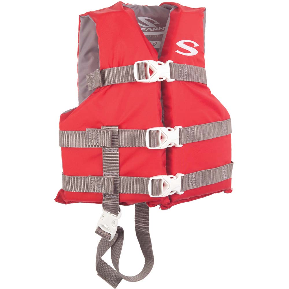 Stearns Classic Series Child Vest Life Jacket - 30-50lbs - Red - Lear Outdoors