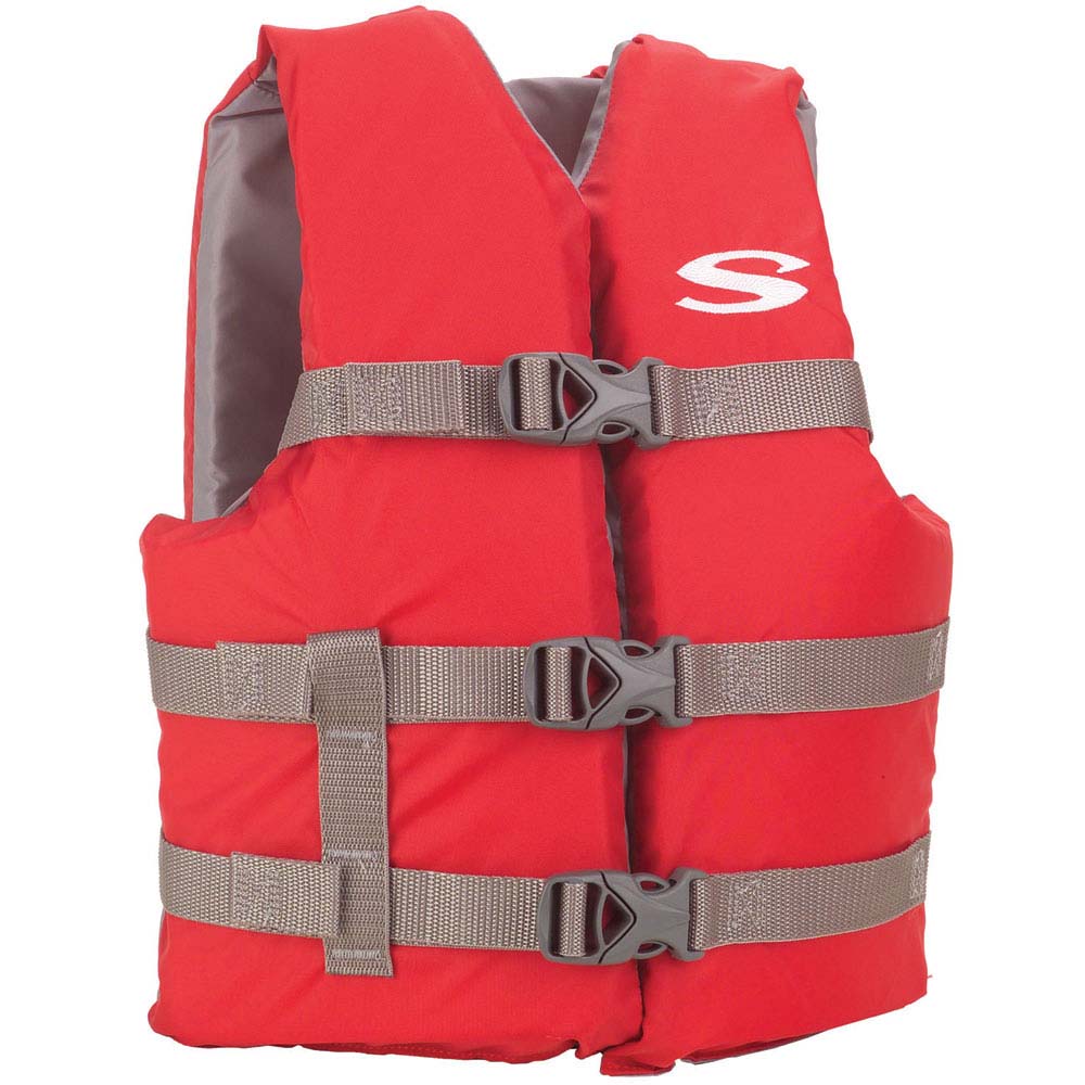 Stearns Youth Classic Vest Life Jacket - 50-90lbs - Red/Grey - Lear Outdoors