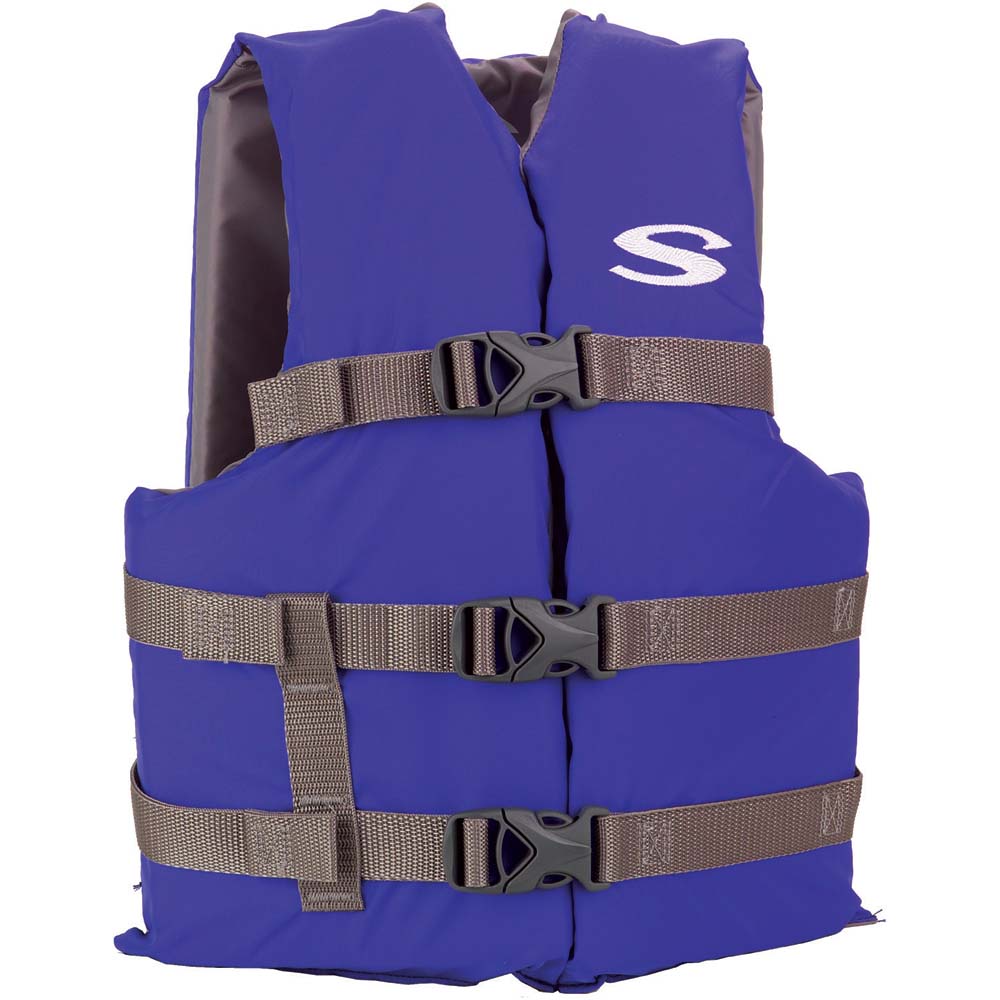 Stearns Youth Classic Vest Life Jacket - 50-90lbs - Blue/Grey - Lear Outdoors