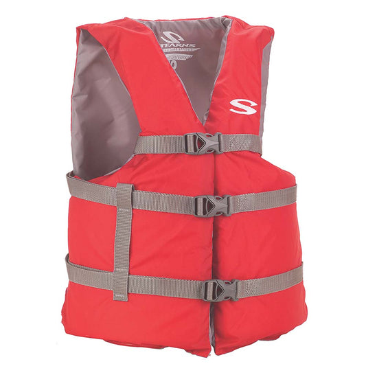 Stearns Classic Series Adult Universal Life Jacket - Red - Lear Outdoors