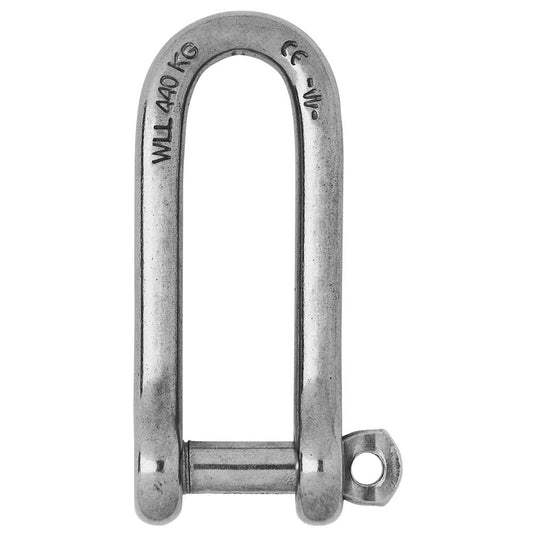 Wichard Captive Pin Long D Shackle - Diameter 4mm - 5/32"