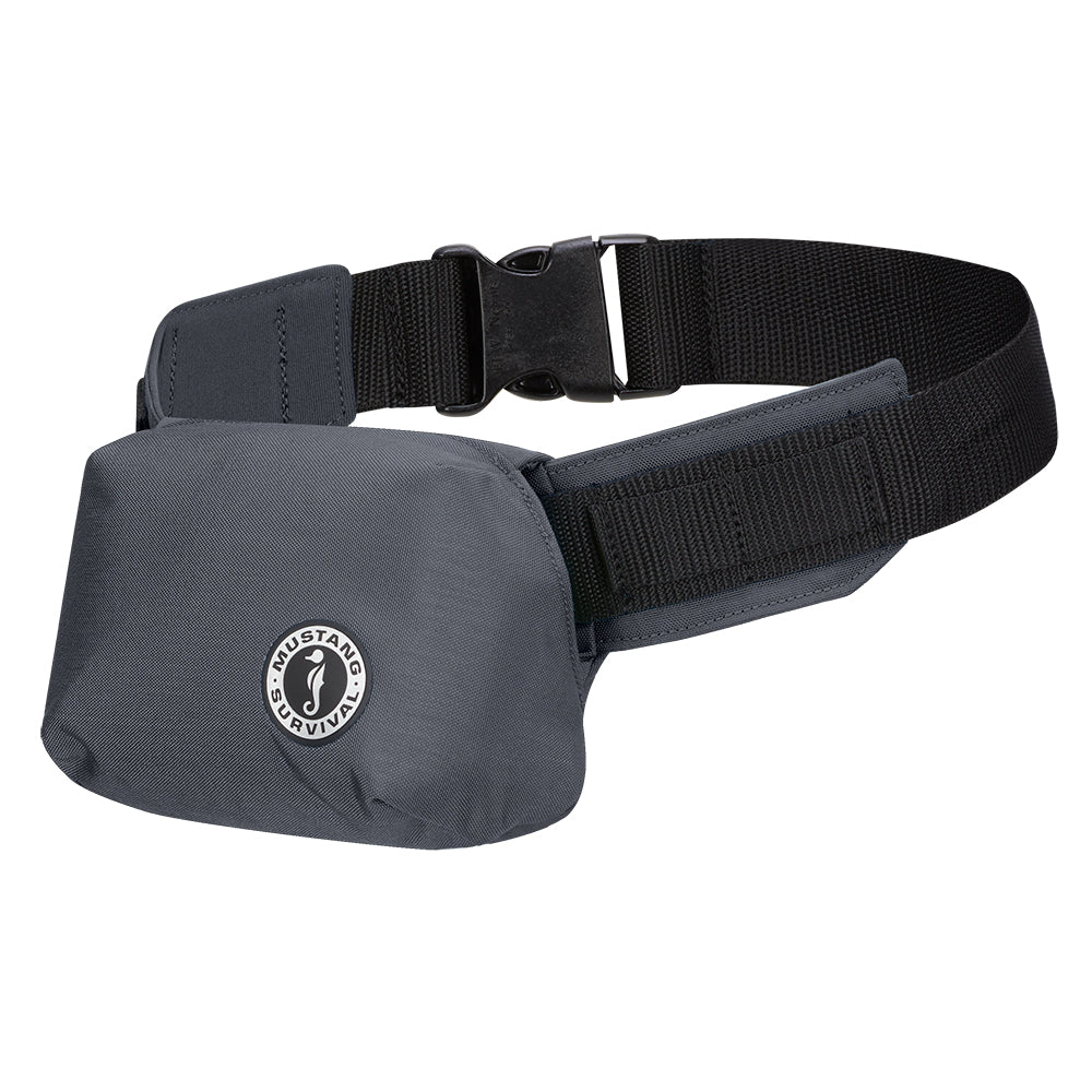 Mustang Minimalist Inflatable Belt Pack - Admiral Grey - Manual - Lear Outdoors