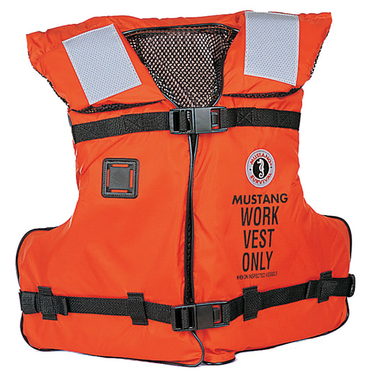 Mustang Type III/V Work Vest - Orange - Adult Universal - Lear Outdoors