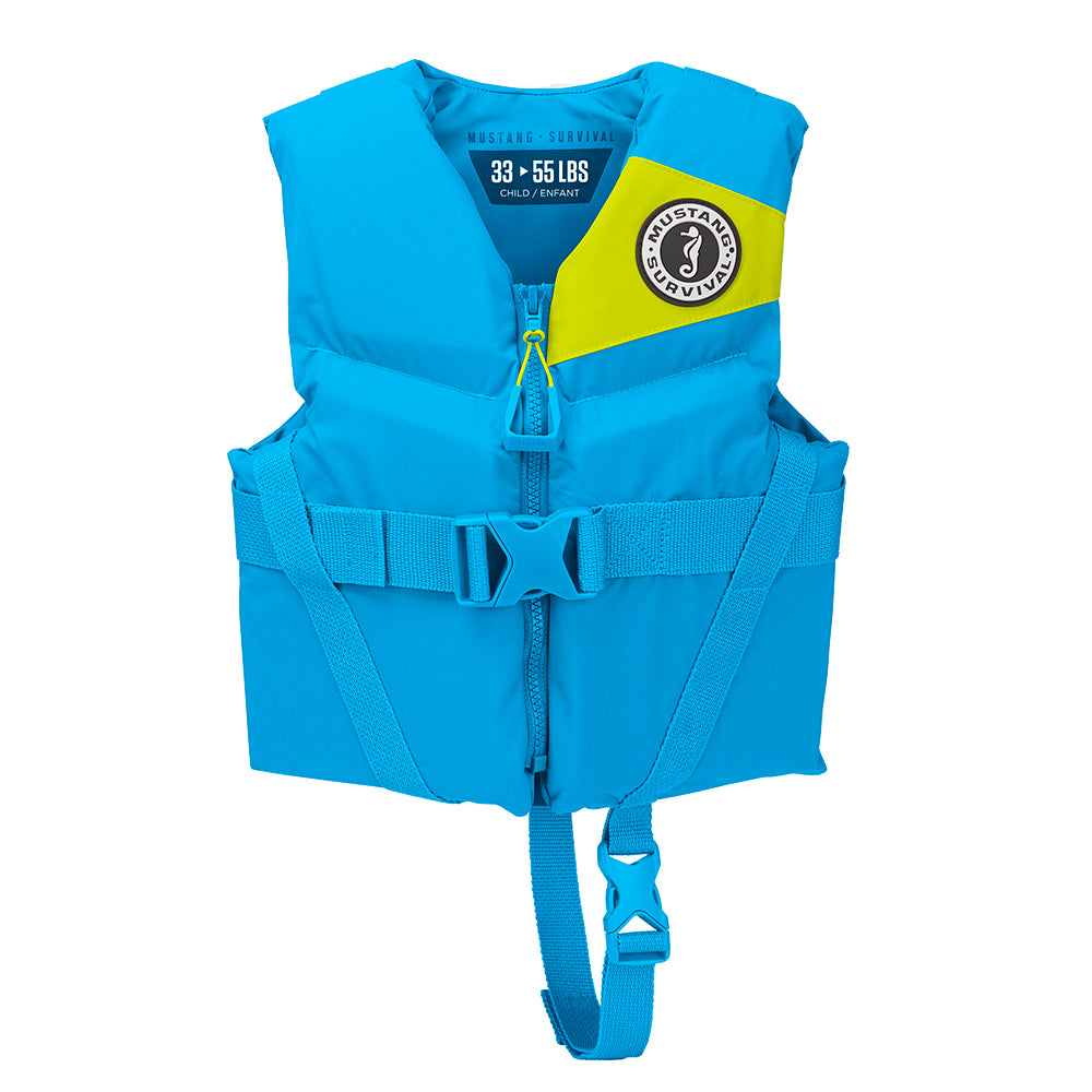 Mustang Child REV Foam Vest - Blue - Child - Lear Outdoors