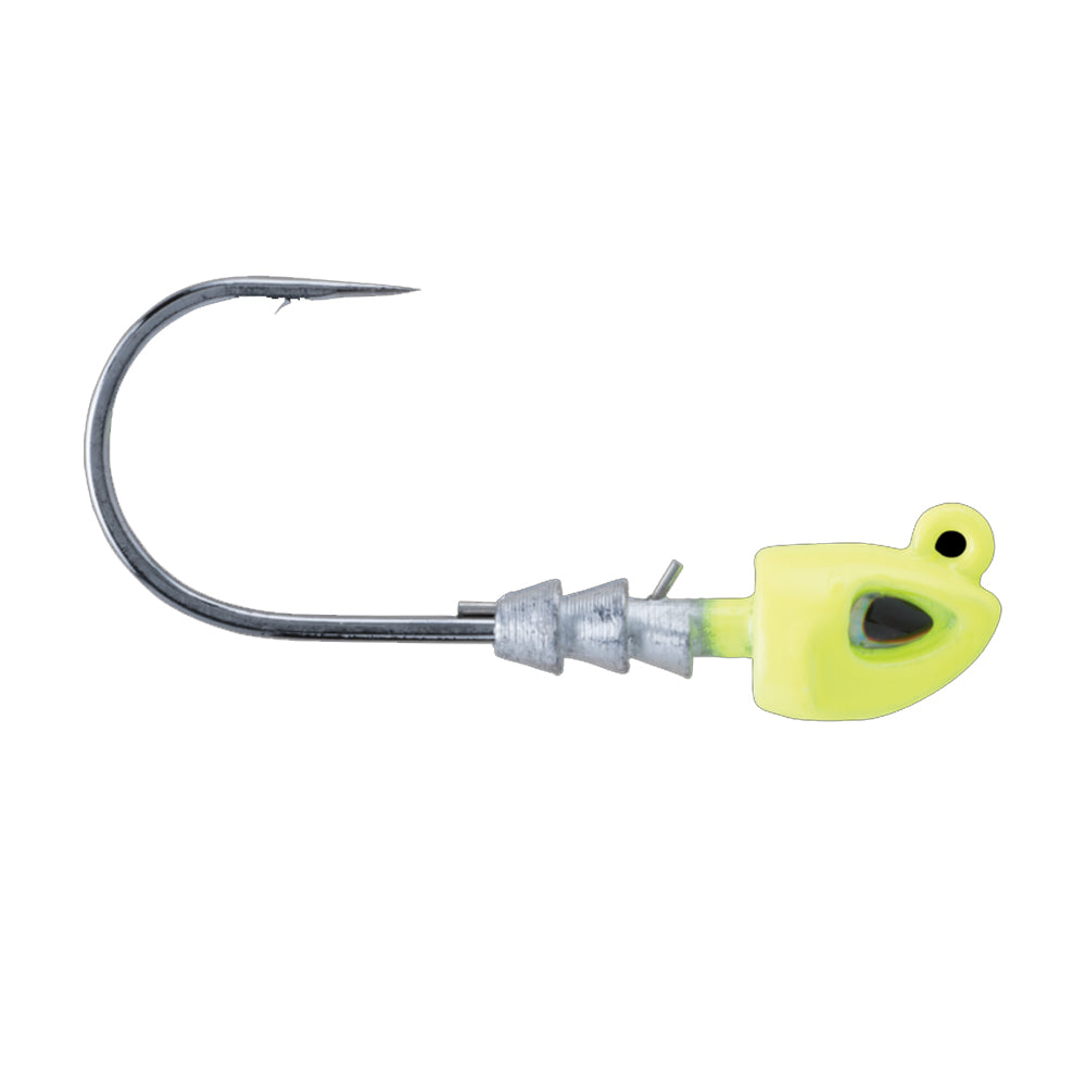 Berkley Fusion19™ Swimbait Jighead - 2/0 - 1/8oz - Chartreuse - Lear Outdoors