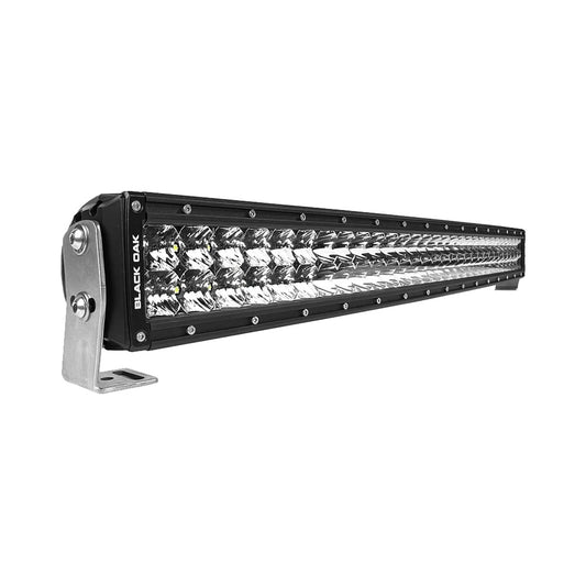 Black Oak Pro Series 3.0 Curved Double Row 30" LED Light Bar - Combo Optics - Black Housing