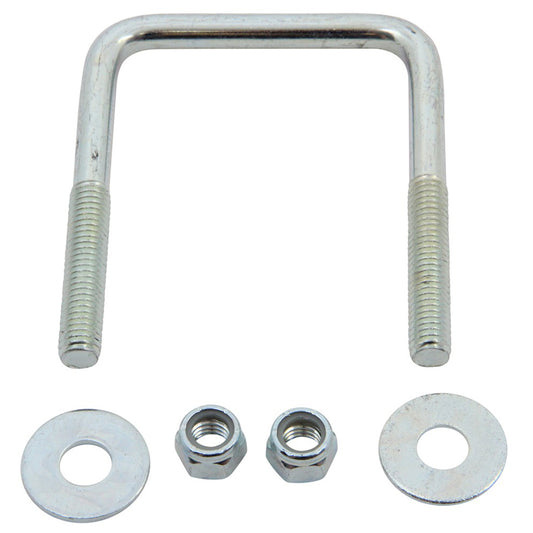 C.E. Smith Zinc U-Bolt 7/16"-14 X 3-1/8" X 4" w/Washers & Nuts - Square