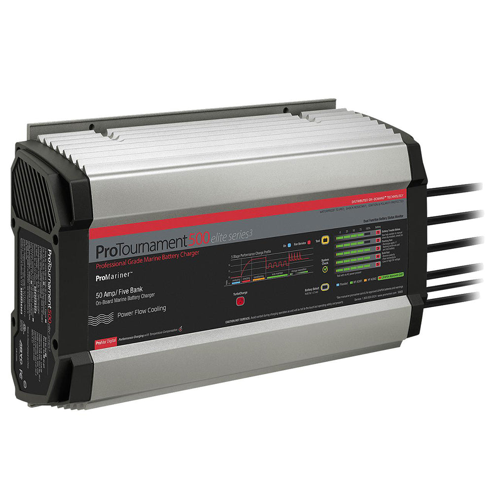 ProMariner ProTournament 500 Elite Series3 5-Bank On-Board Marine Battery Charger - Lear Outdoors