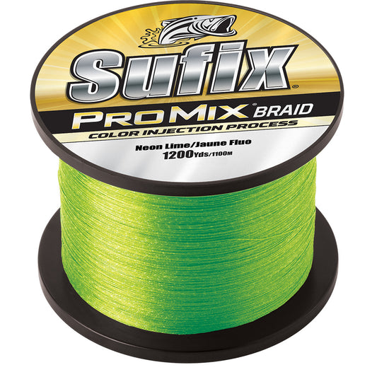 Sufix ProMix® Braid - 30lb - Neon Lime - 1200 yds