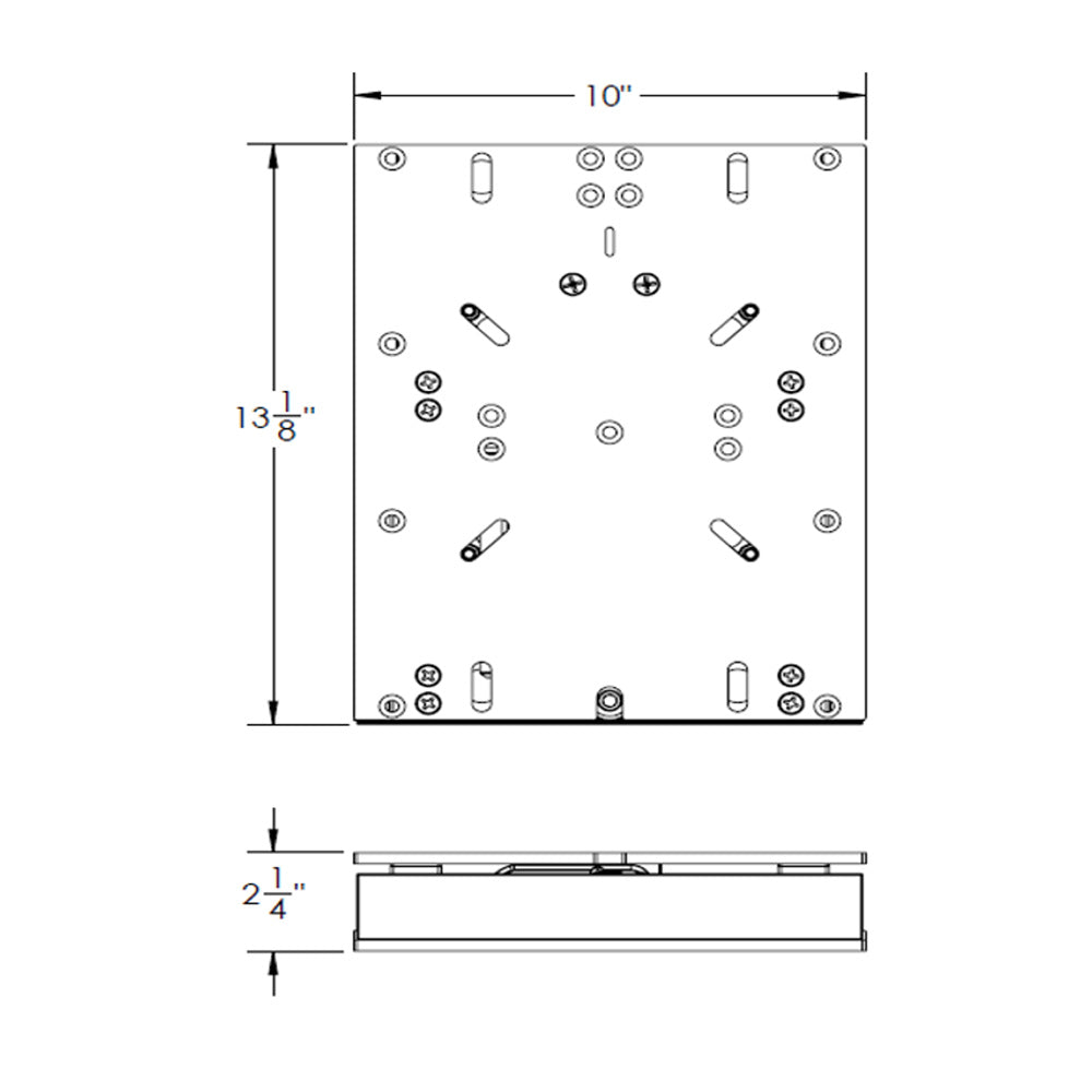 TACO 13-1/8" x 10" Electric Seat Slide