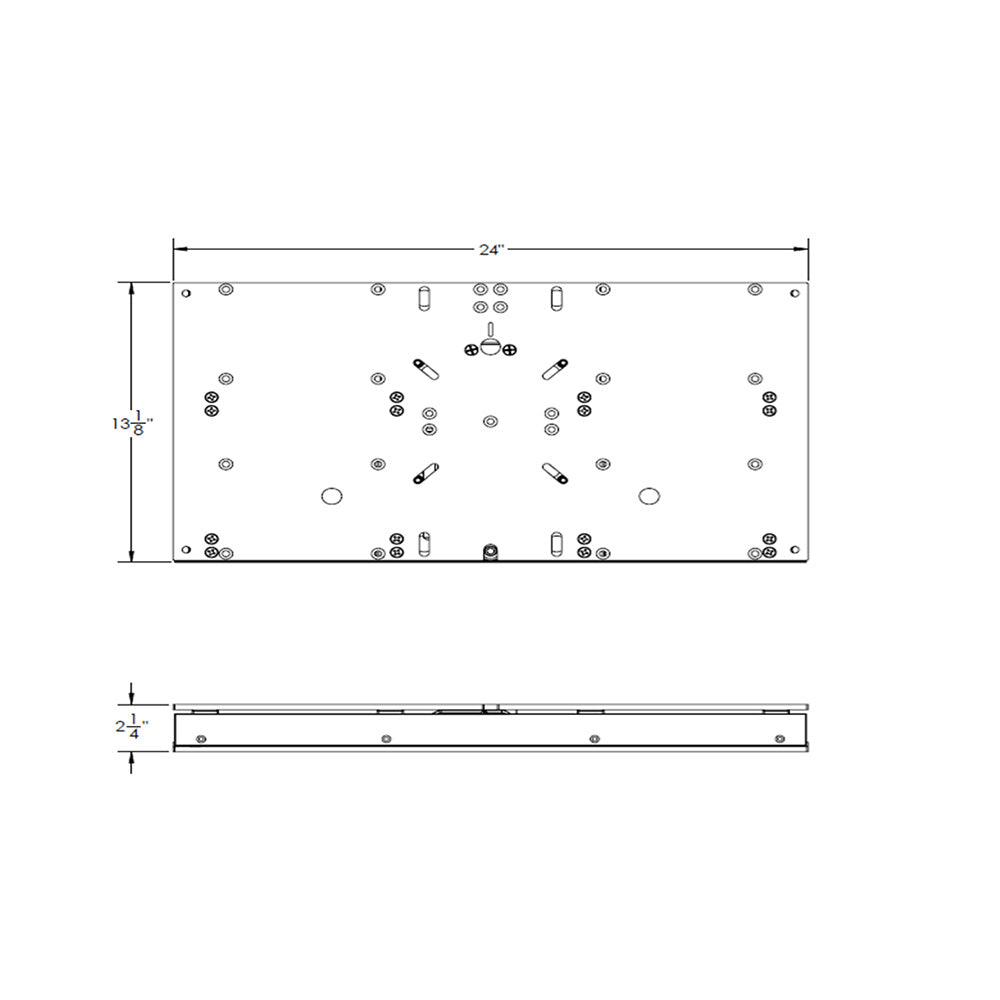 TACO 13-1/8" x 24" Electric Seat Slide