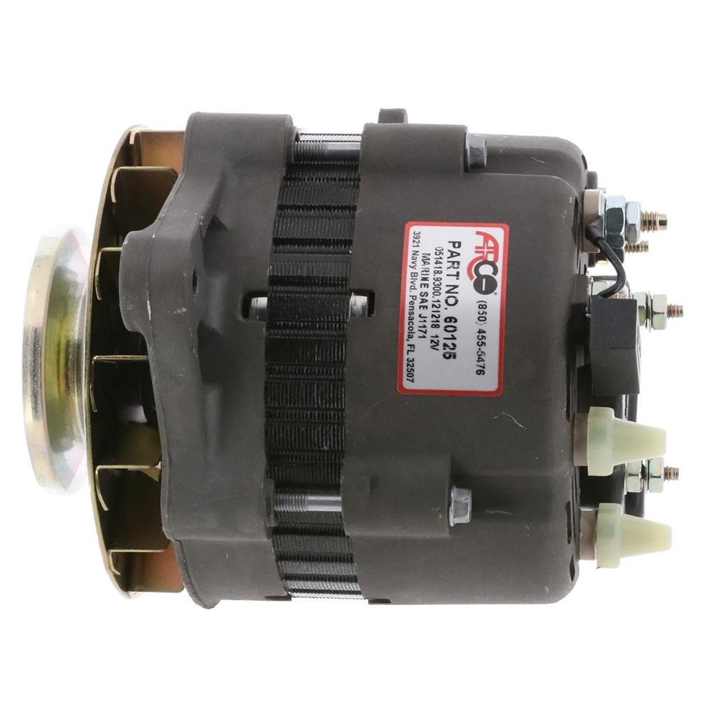 ARCO Marine Premium Replacement Inboard Alternator w/Single Groove Pulley - 12V 55A - Lear Outdoors