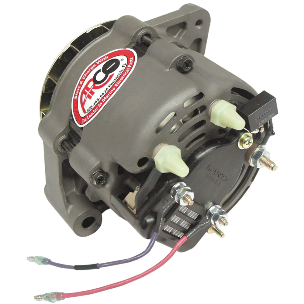 ARCO Marine Premium Replacement Alternator w/Multi-Groove Pulley - 12V 55A - Lear Outdoors