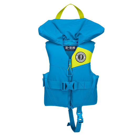 Mustang Lil' Legends Child Foam Vest - Azure Blue - Lear Outdoors