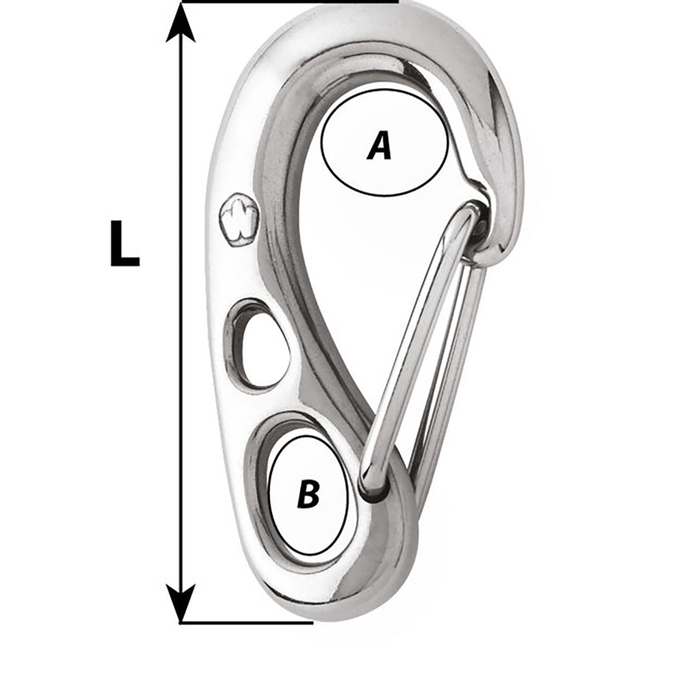 Wichard HR Safety Snap Hook - 100mm Length - 3-15/16"