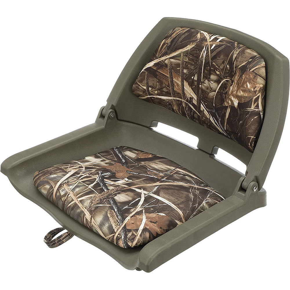 Attwood Swivl-Eze Padded Flip Seat - Camo - Lear Outdoors