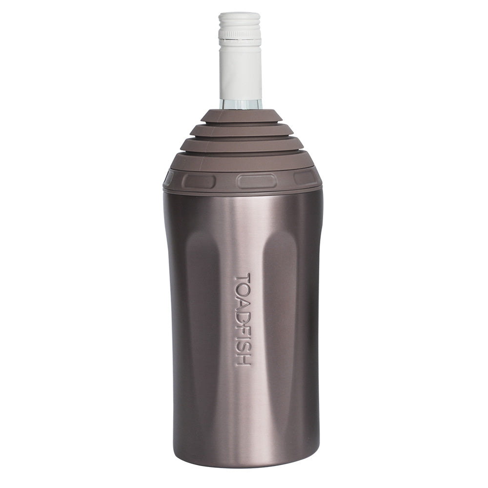 Toadfish Stainless Steel Wine Chiller - Rose Gold - Lear Outdoors