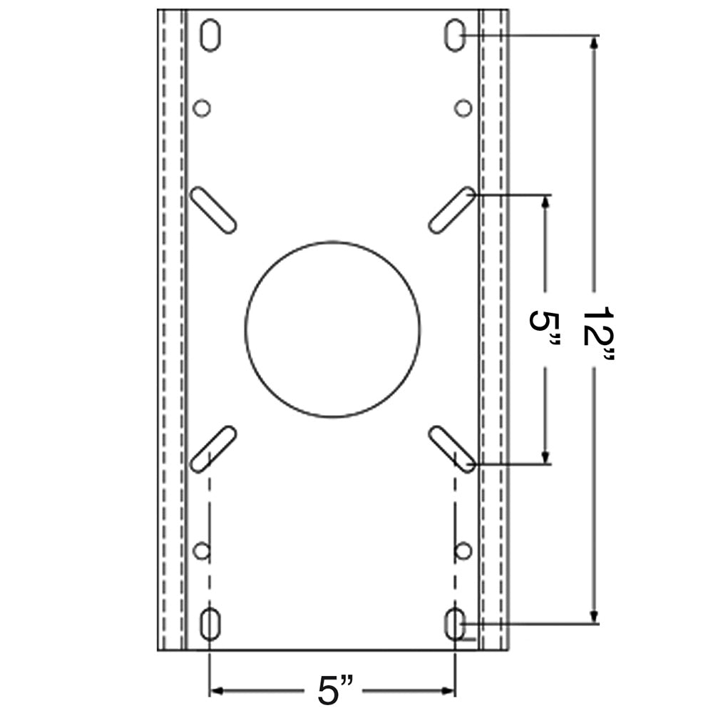 Springfield Trac-Lock Swivel/Slide Non-Locking Mount f/2-7/8" Post