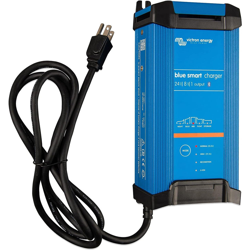 Victron Blue Smart IP22 24VDC 8A 1 Bank 120V Charger - Dry Mount - Lear Outdoors