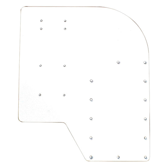 Sea Brackets Large Offset Trolling Motor Plate